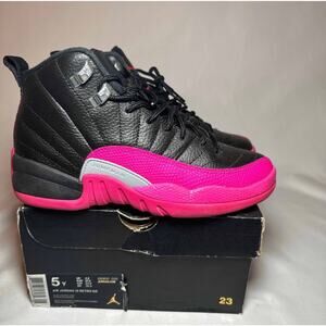 Size 5 - Air Jordan 12 Retro GS Deadly Pink Men's Shoes Ships Now